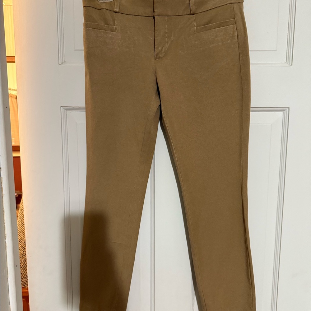 Banana Republic Tan Chinos Sleek Tailored Fit Sloane